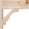 Ekena Millwork Balboa Block Smooth Outlooker, Douglas Fir, 7 1/2"W x 18"D x 18"H OUT08X18X18BOA05SDF - alternate 3